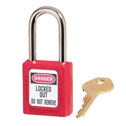 Picture of 21290 - 6PIN RED LOCKOUT/TAGOUT PADLOCK