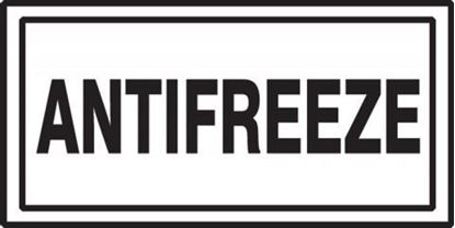 Picture of 34658 - SAFETY LABEL: ANTIFREEZE