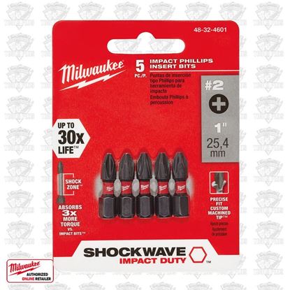 Picture of 25429 - SHOCKWAVE™ INSERT BIT PHILLIPS #2 - 5PK