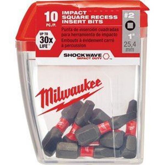 Picture of 25449 - SHOCKWAVE™ INSERT BIT SQ RECESS #2 - 10PK